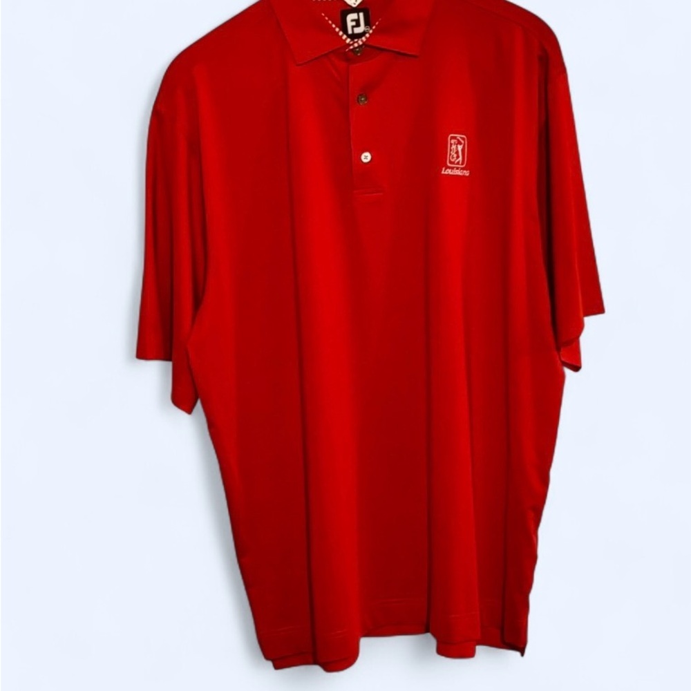 FootJoy Vibrant Red Men's Polo Shirt